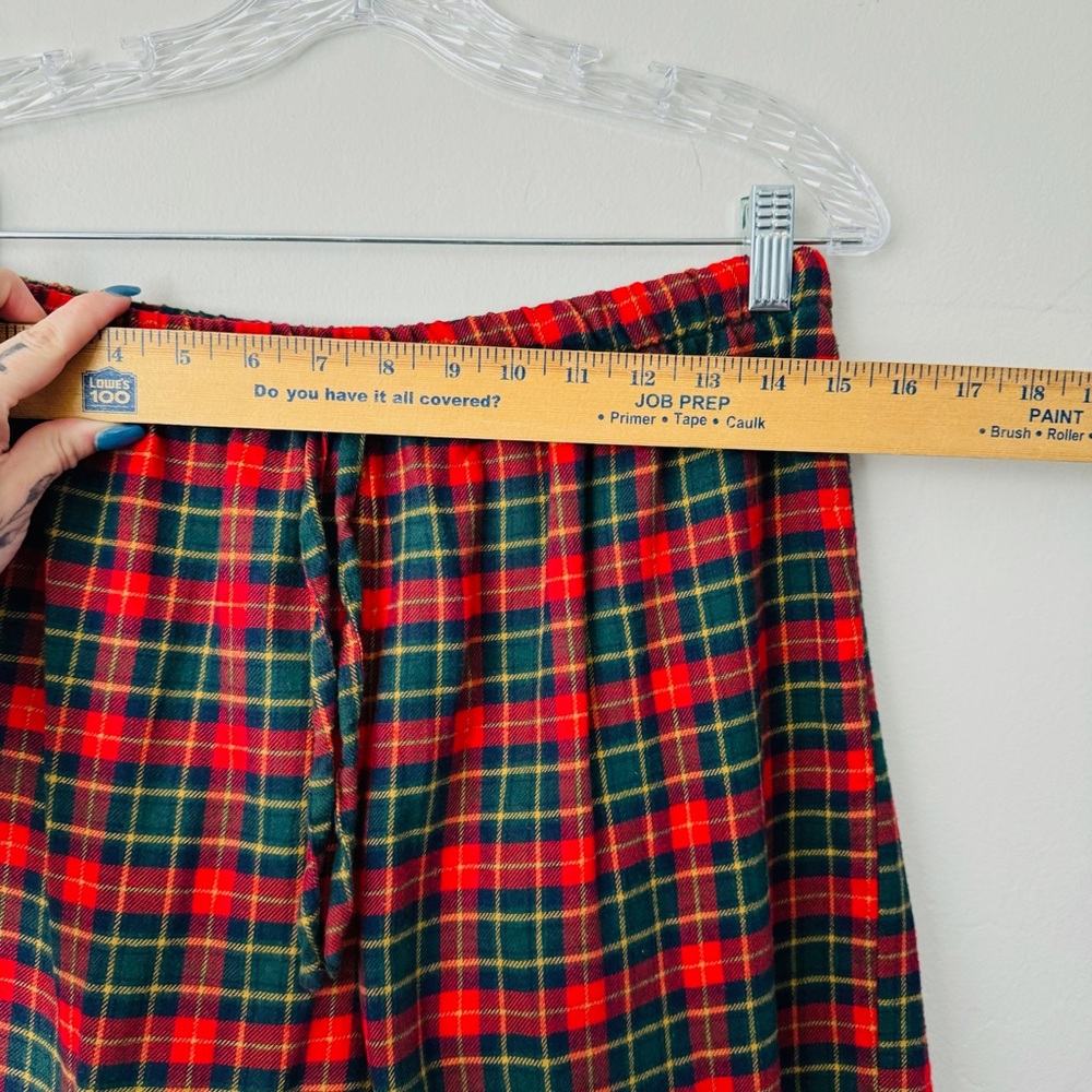 Victorias Secret Country Vintage Plaid Red and Green Pajamas Set Women’s Size XS - Picture 9 of 12